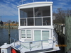 CUSTOM BUILT HOUSEBOAT ON ALUMINUM BARGE CAPE CHARLES MARINA Virginia BoatsFSBOgo