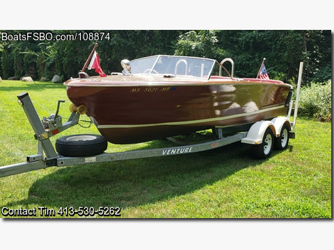 21'  1955 Chris Craft Holiday BoatsFSBOgo