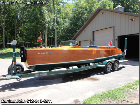 24'  1930 Chris Craft 103 Triple Cockpit Runabout BoatsFSBOgo