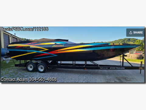 30'  1991 Custom Maxx Adrenaline 5 BoatsFSBOgo