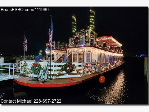 65'  1989 Custom Sternwheel Paddlewheel BoatsFSBOgo