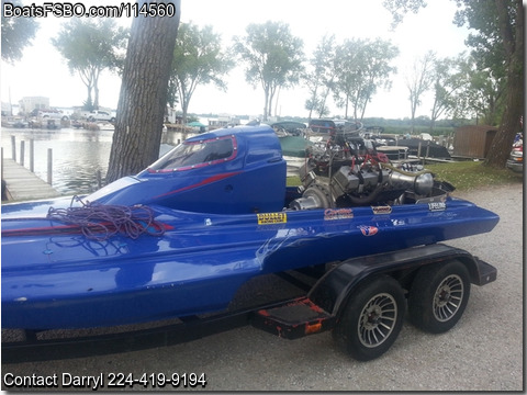 18'  1986 Custom Drag Boat BoatsFSBOgo