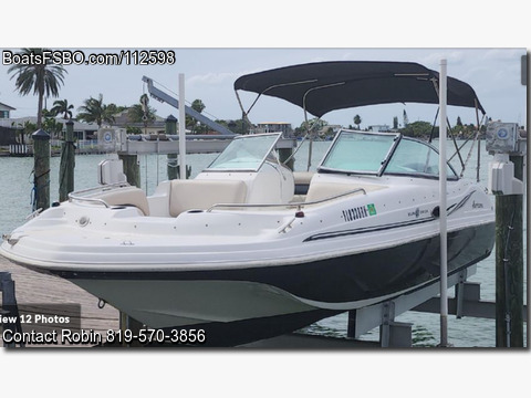 21'  2014 Hurricane Sun Deck 217 OB BoatsFSBOgo