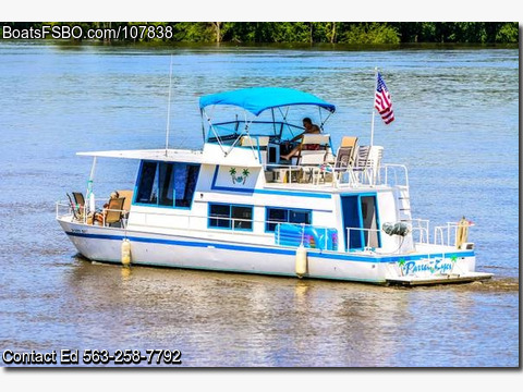 40'  1969 River Queen Houseboat BoatsFSBOgo