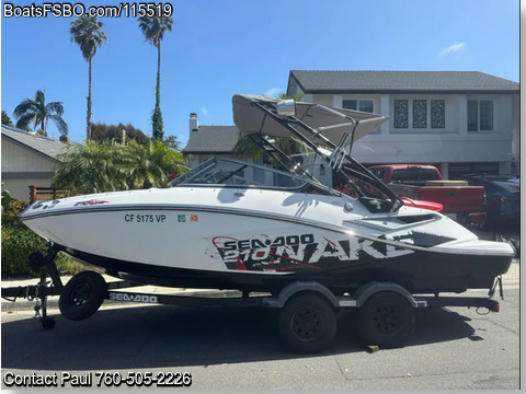 21' 2011 Sea Doo 210 Wake BoatsFSBOgo