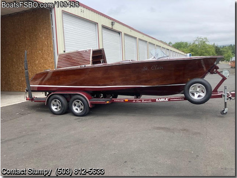 21'  2002 St Clair Boatworks Mahogany Runabout BoatsFSBOgo